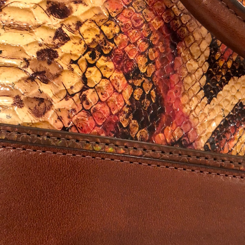 BRAHMIN GEORGINA MULTI BRIDGEPORT BAG with ADY WALLET NWT - Picture 4 of 16